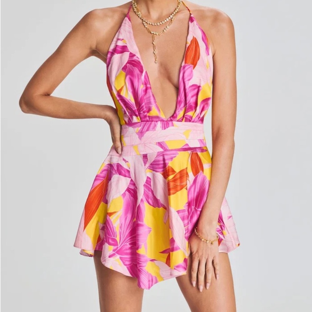 Retrofête Valo Botanical Floral Dress XXS
NWT